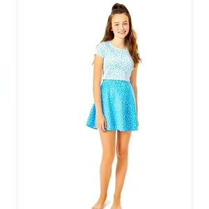 🆕 🔖 Lilly Pulitzer ✨Girl’s Thelma Set Zanzibar Blue ✨ Size 16 ✨ NWT!!!